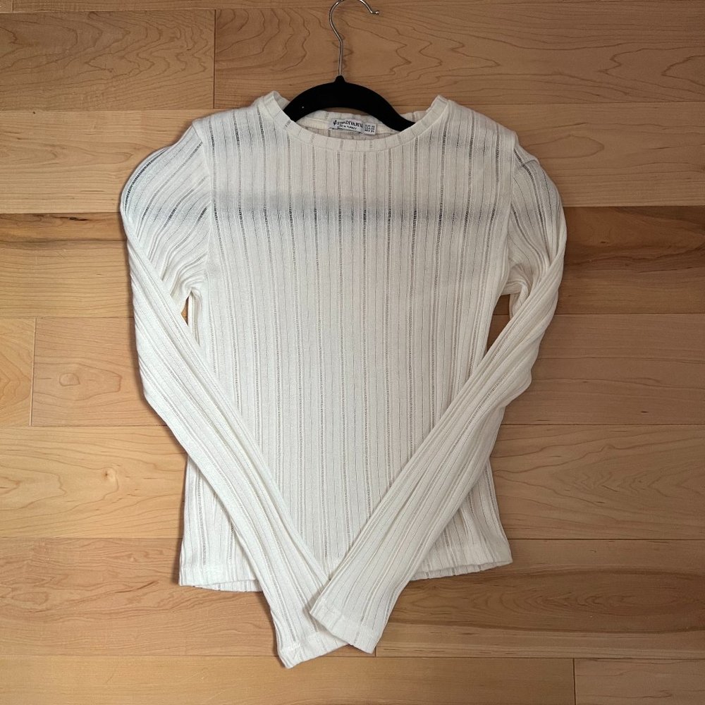 BNWOT White Long Sleeve Shirt